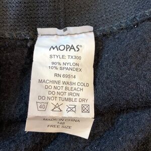 Mopas Black Tex300 leggings and also another legging with no name. EUC.